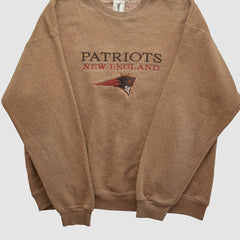 New England Patriots Jostens 90s Pullover Sweatshirt - Clay Vintage discount