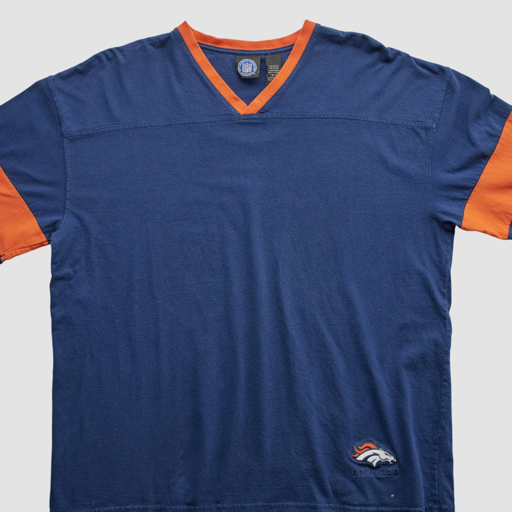 Denver Broncos NFL 2000s Long Sleeve T-shirt - Navy Vintage online