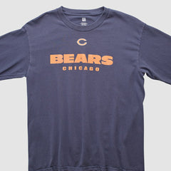 Chicago Bears NFL 2000s Long Sleeve T-shirt - Navy Vintage for sale