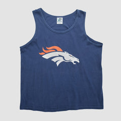 Denver Broncos Dynasty 90s Tank - Navy Vintage sale