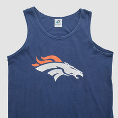Denver Broncos Dynasty 90s Tank - Navy Vintage sale