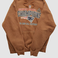 Super Bowl XLIX Pennant Sportswear 2015 Hooded Pullover Sweatshirt - Clay Vintage outlet
