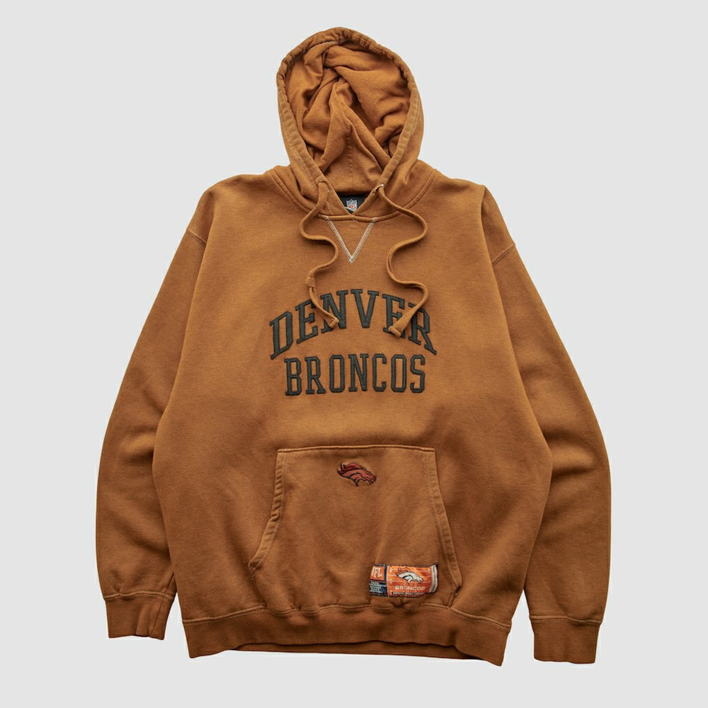 Denver Broncos NFL 2010s Hooded Pullover Sweatshirt - Clay Vintage outlet