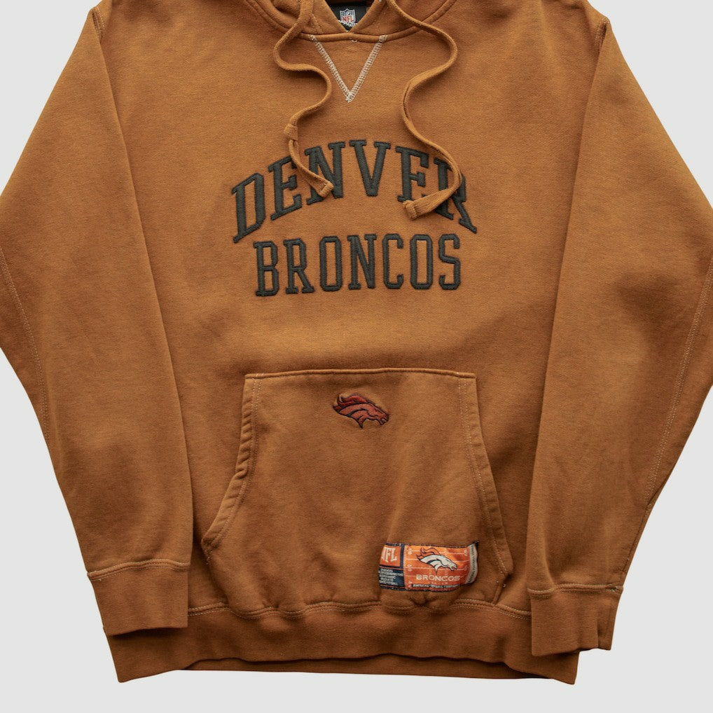 Denver Broncos NFL 2010s Hooded Pullover Sweatshirt - Clay Vintage outlet