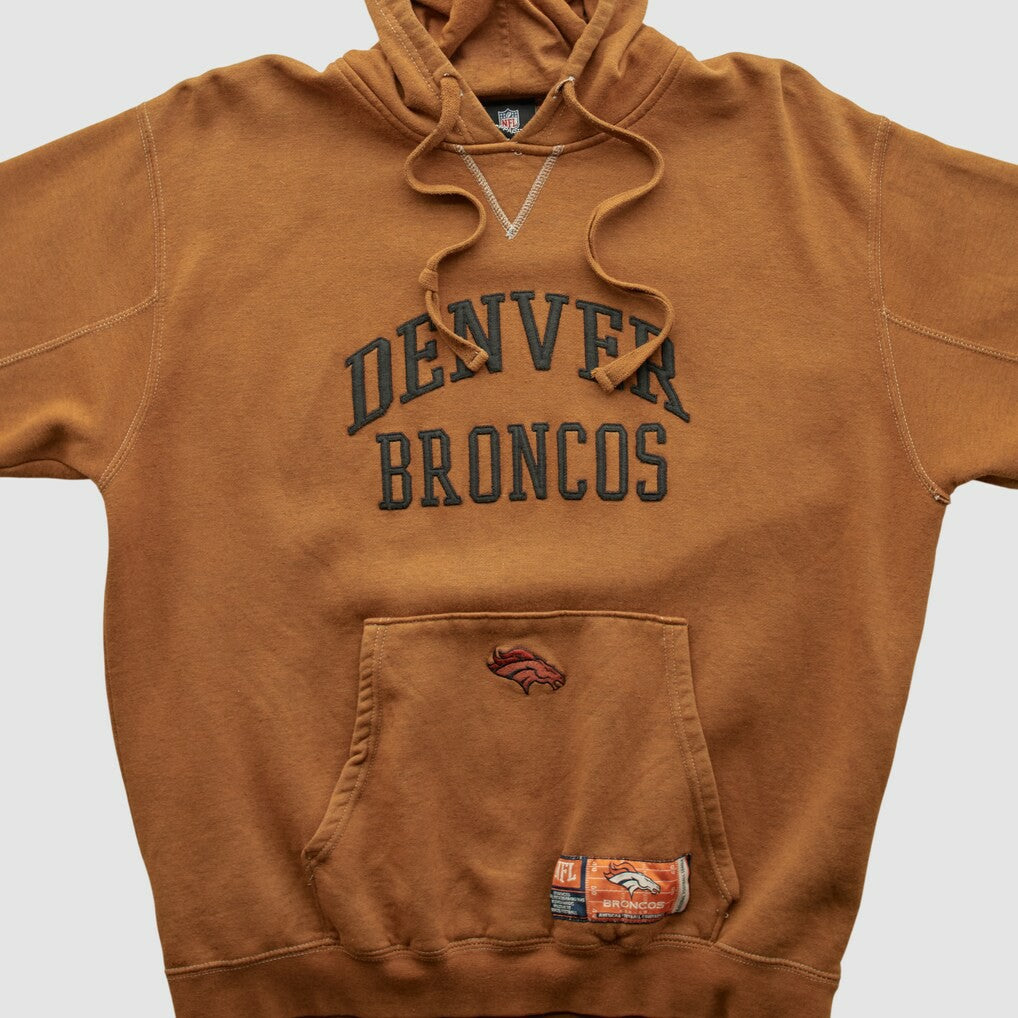 Denver Broncos NFL 2010s Hooded Pullover Sweatshirt - Clay Vintage outlet