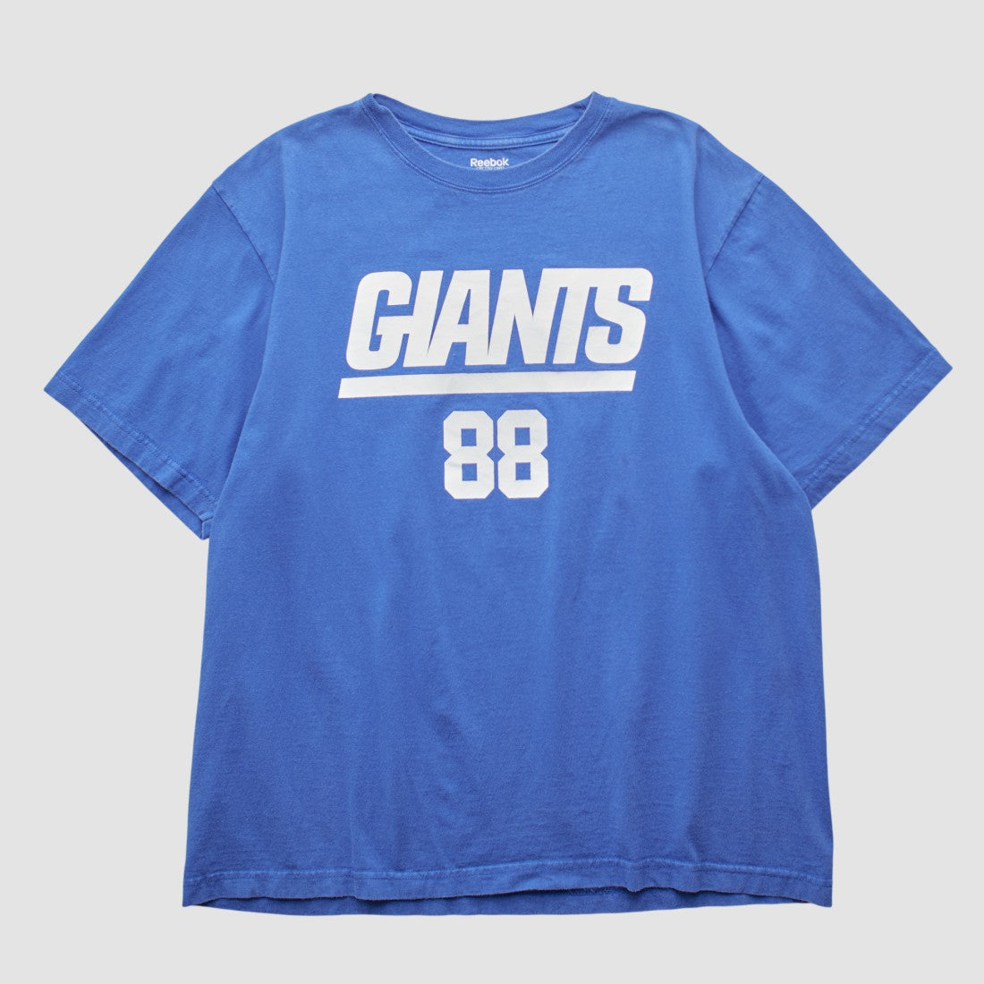 New York Giants Reebok 2000s T-shirt - Blue Vintage for sale