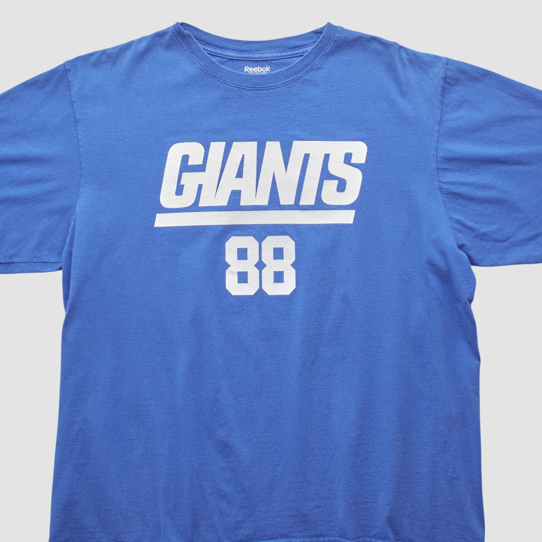 New York Giants Reebok 2000s T-shirt - Blue Vintage for sale