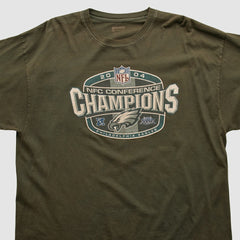 NFC Conference Champs 2004 T-shirt - Brown Vintage discount