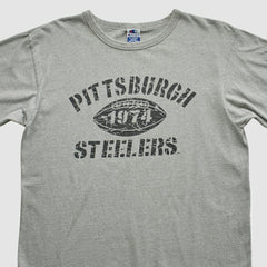 Pittsburgh Steelers Champion 90s T-shirt - Heather Gray Vintage online