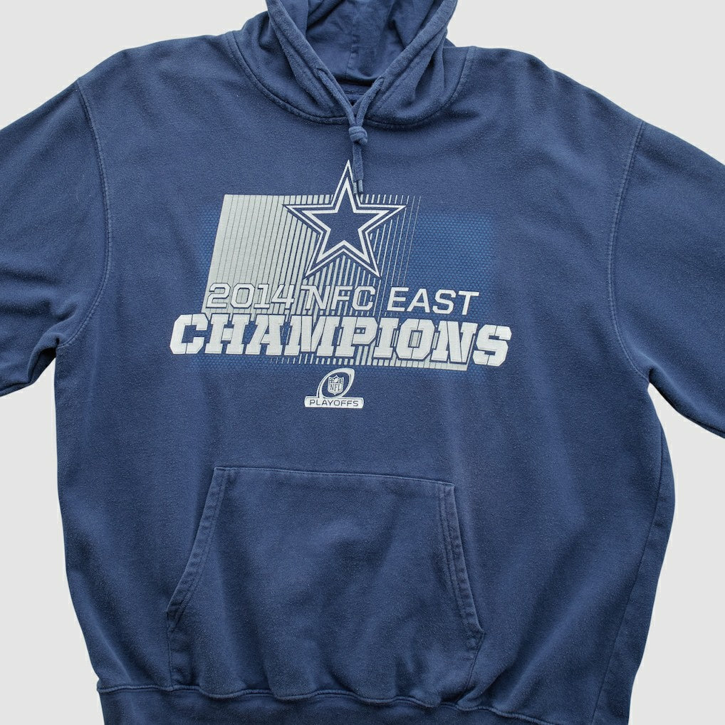 NFC East Champions 2014 Hooded Pullover Sweatshirt - Navy Vintage sale