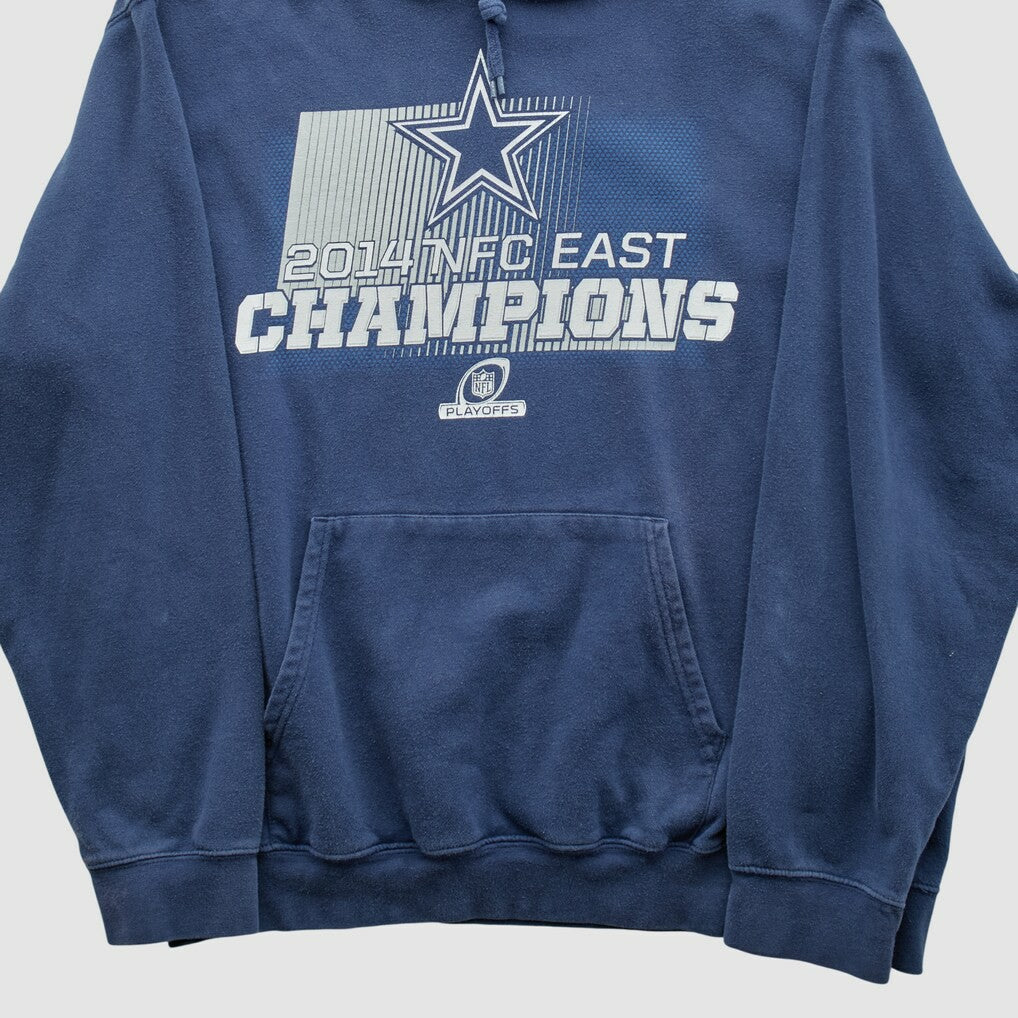 NFC East Champions 2014 Hooded Pullover Sweatshirt - Navy Vintage sale