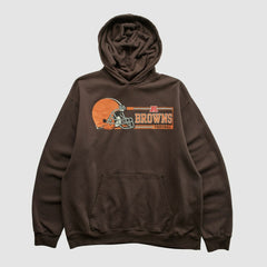 Cleveland Browns NFL 2000s Hooded Pullover Sweatshirt - Brown Vintage outlet