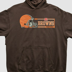 Cleveland Browns NFL 2000s Hooded Pullover Sweatshirt - Brown Vintage outlet