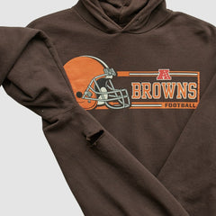 Cleveland Browns NFL 2000s Hooded Pullover Sweatshirt - Brown Vintage outlet