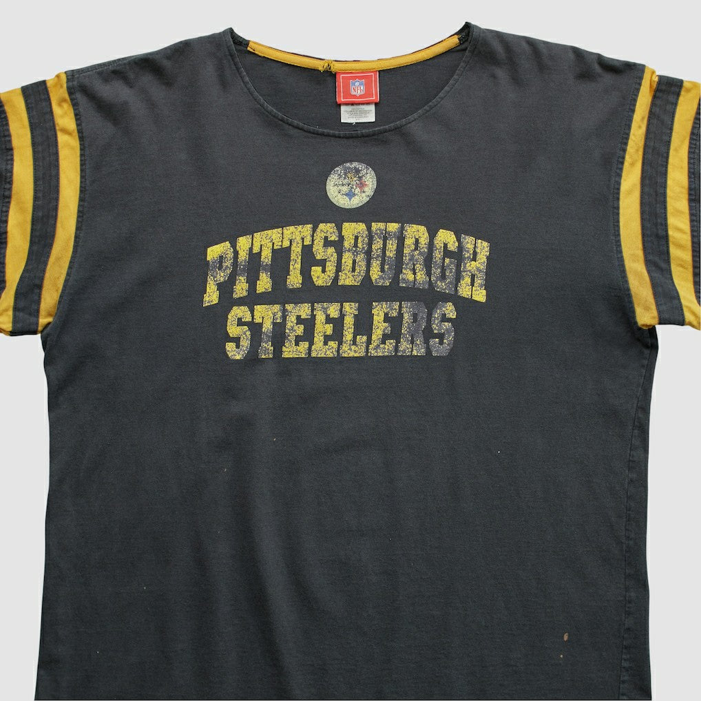 Pittsburgh Steelers NFL 2000s Long Sleeve T-shirt - Black Vintage outlet