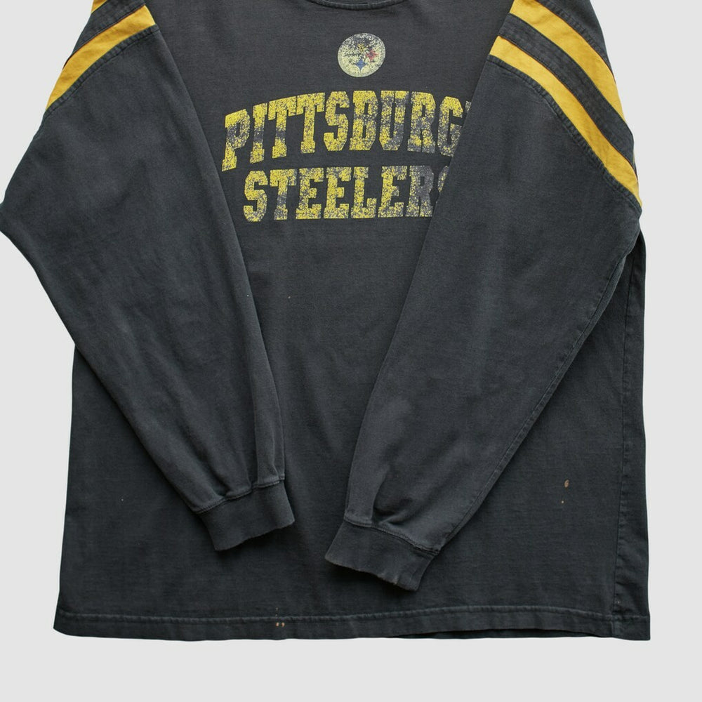 Pittsburgh Steelers NFL 2000s Long Sleeve T-shirt - Black Vintage outlet