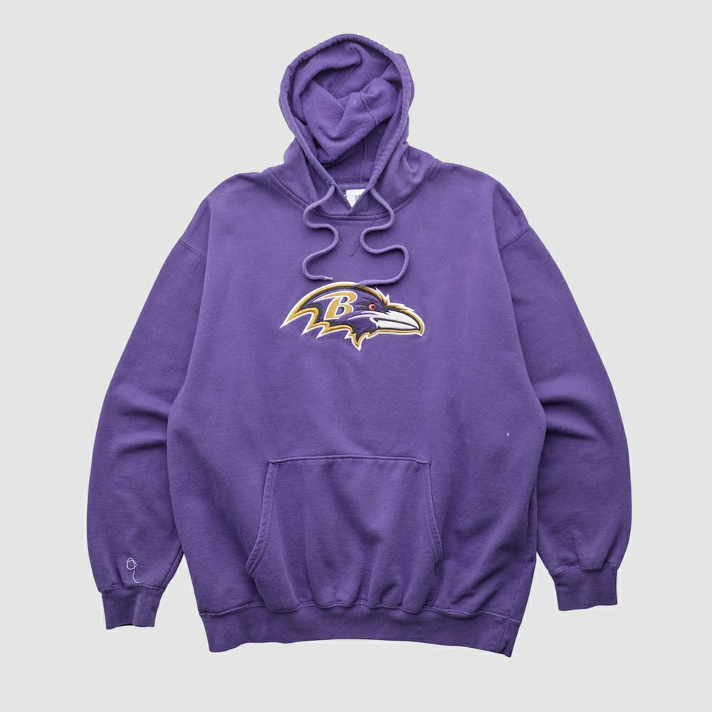 Baltimore Ravens NFL 2000s Hooded Pullover Sweatshirt - Purple Vintage for sale