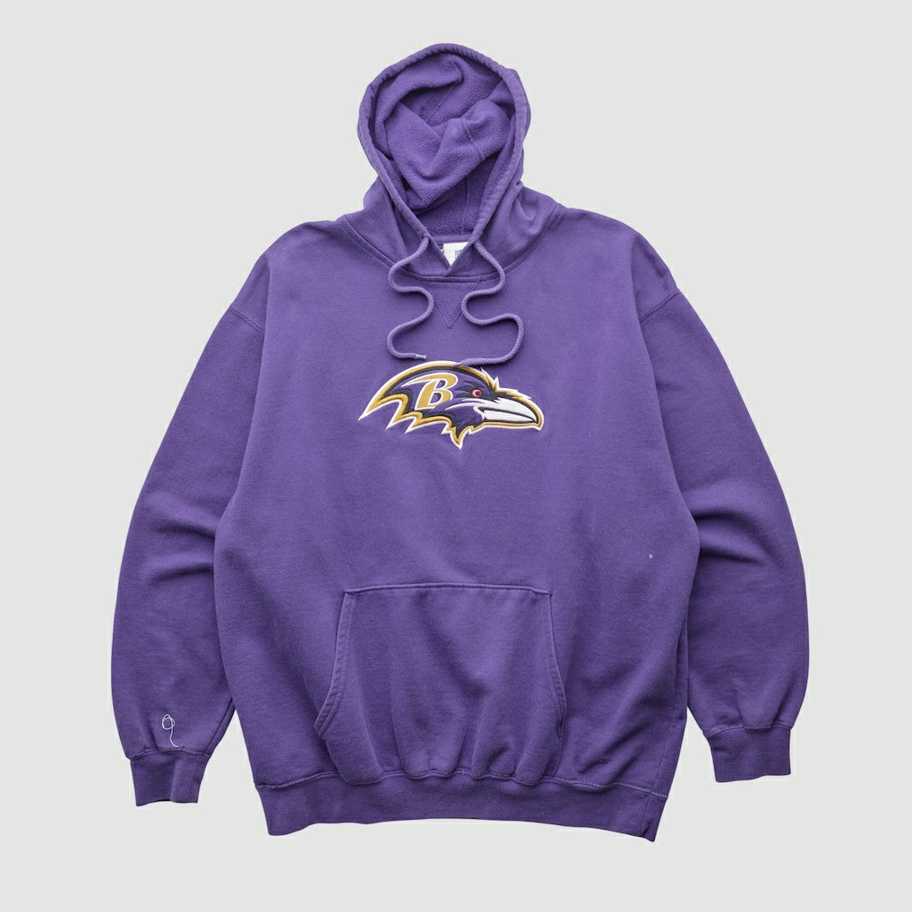 Baltimore Ravens NFL 2000s Hooded Pullover Sweatshirt - Purple Vintage for sale