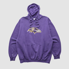 Baltimore Ravens NFL 2000s Hooded Pullover Sweatshirt - Purple Vintage for sale