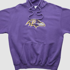 Baltimore Ravens NFL 2000s Hooded Pullover Sweatshirt - Purple Vintage for sale