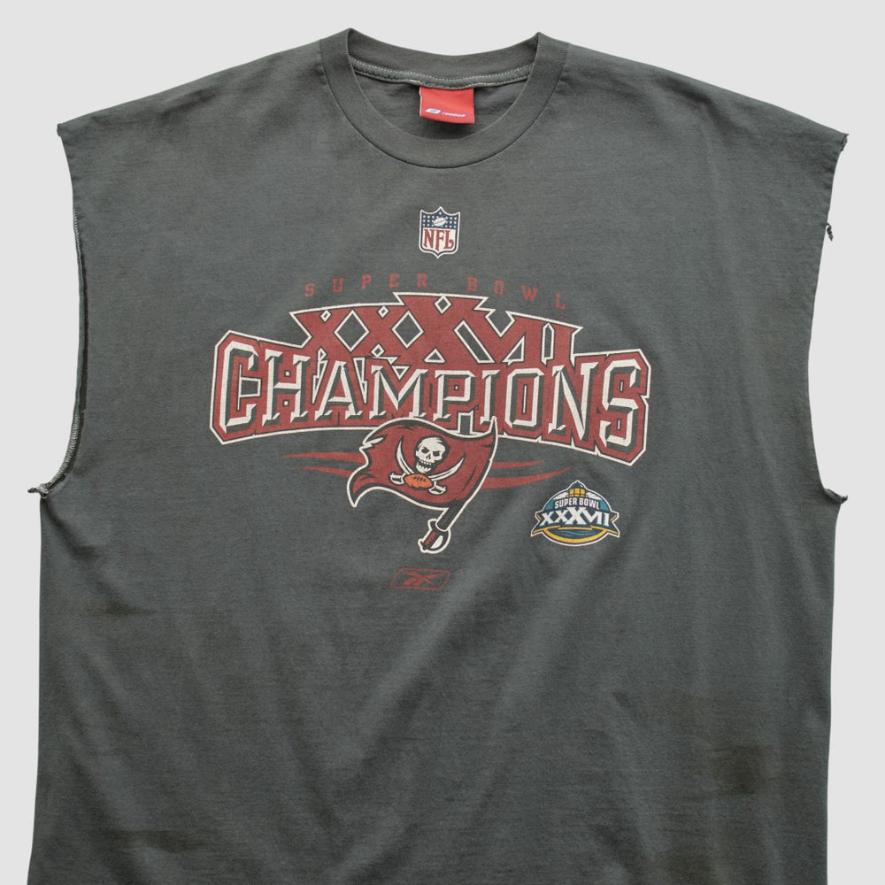 Super Bowl XXXVII Reebok 2003 T-shirt - Charcoal Vintage outlet