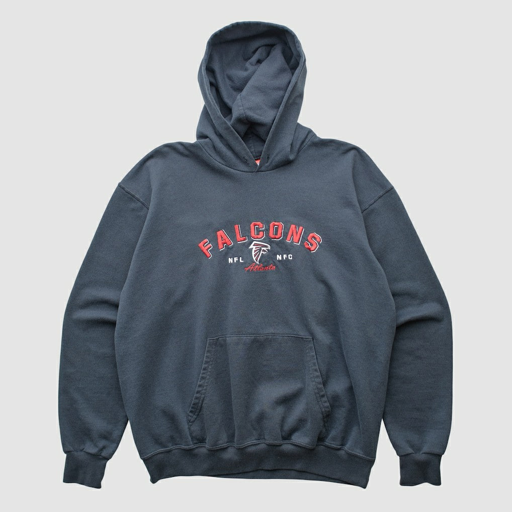 Atlanta Falcons NFL 2000s Hooded Pullover Sweatshirt - Black Vintage cheap