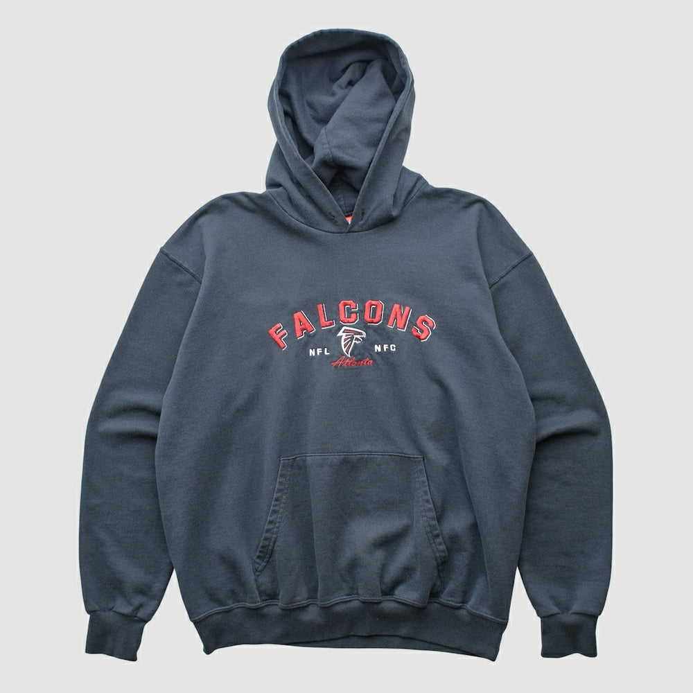 Atlanta Falcons NFL 2000s Hooded Pullover Sweatshirt - Black Vintage cheap