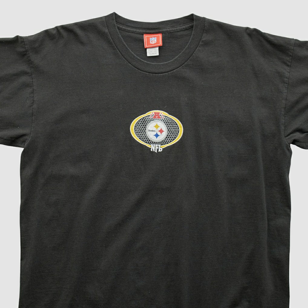 Pittsburgh Steelers NFL 2000s Long Sleeve T-shirt - Black Vintage on sale