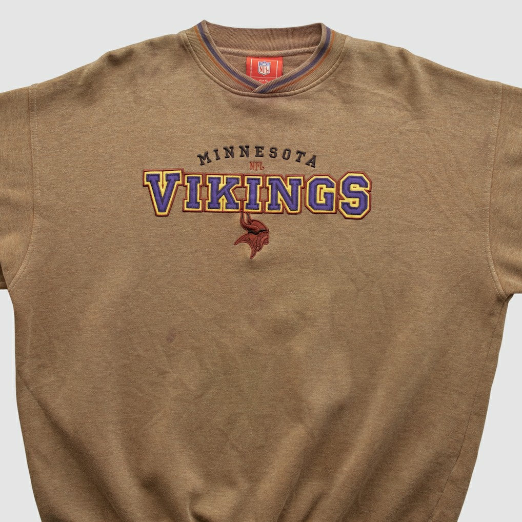 Minnesota Vikings NFL 2000s Pullover Sweatshirt - Clay Vintage on sale