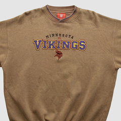 Minnesota Vikings NFL 2000s Pullover Sweatshirt - Clay Vintage on sale