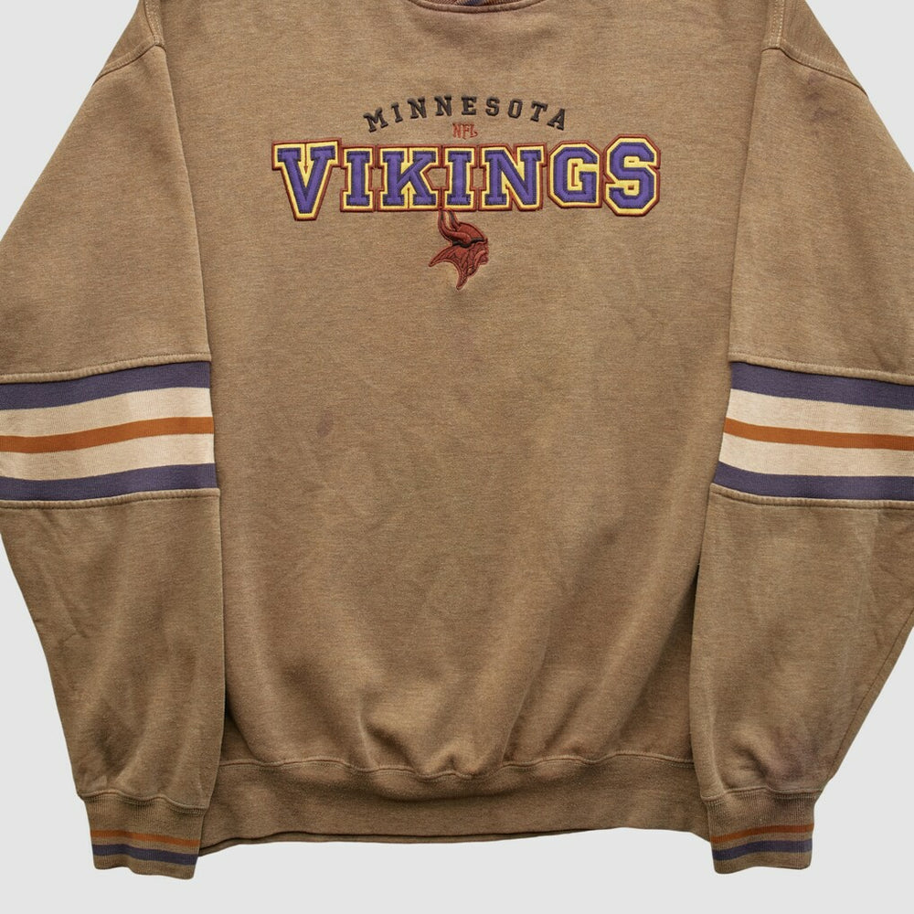 Minnesota Vikings NFL 2000s Pullover Sweatshirt - Clay Vintage on sale