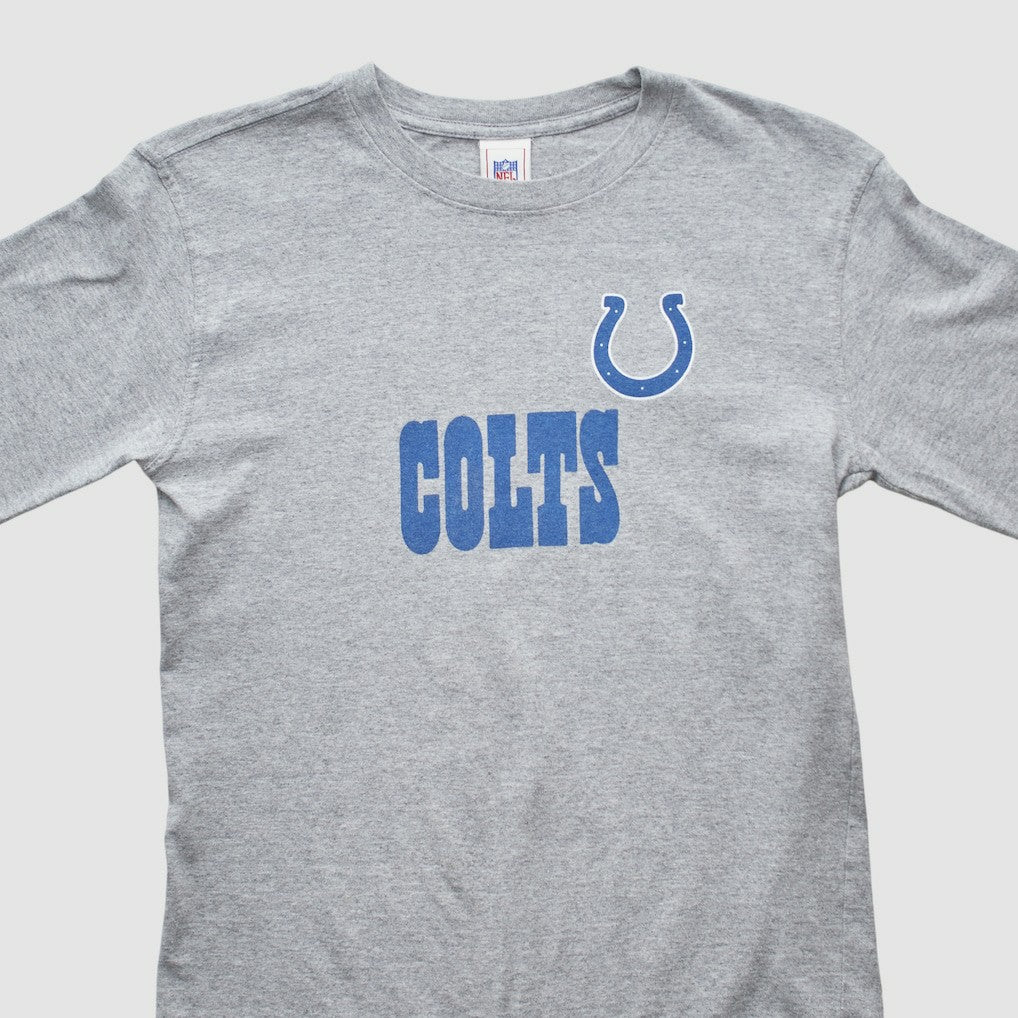 Indianapolis Colts NFL 2000s Long Sleeve T-shirt - Heather Gray Vintage sale