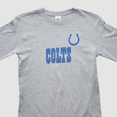 Indianapolis Colts NFL 2000s Long Sleeve T-shirt - Heather Gray Vintage sale