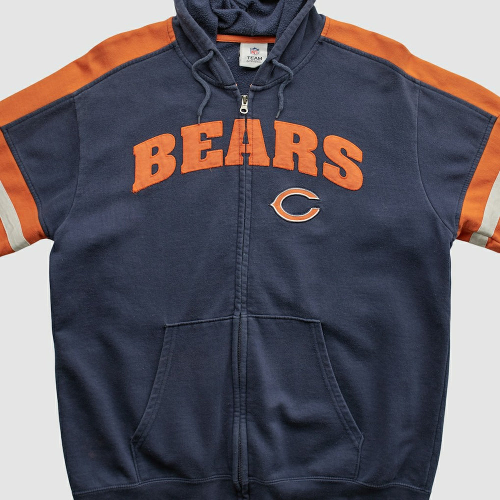 Chicago Bears NFL 2010s Hooded Full Zip Sweatshirt - Navy Vintage cheap