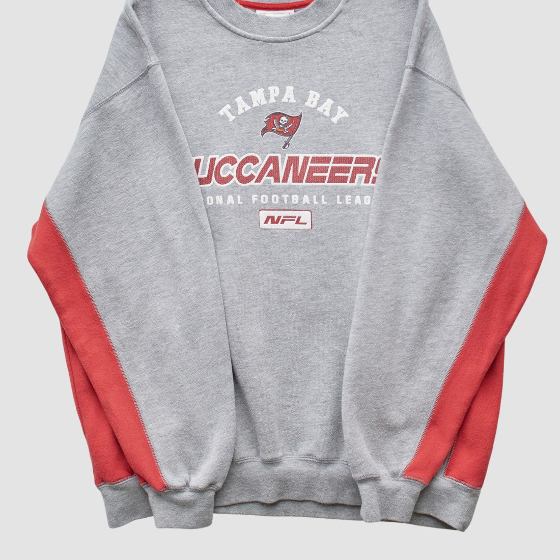 Tampa Bay Buccaneers NFL 2000s Pullover Sweatshirt - Heather Gray Vintage cheap