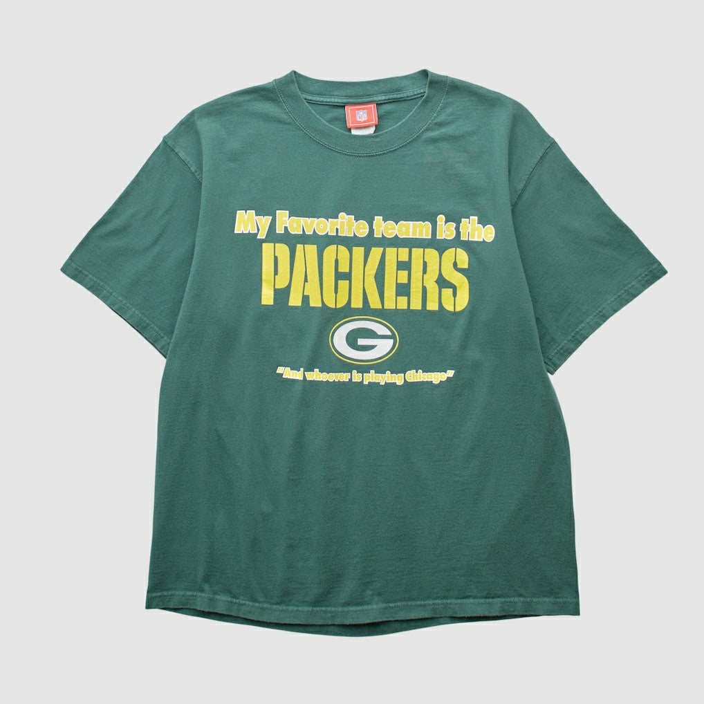 Green Bay Packers NFL 2000s T-shirt - Green Vintage for sale