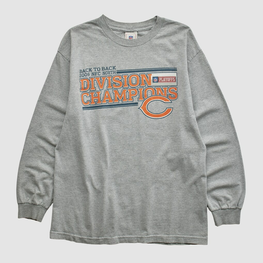 Division Champions NFL 2006 Long Sleeve T-shirt - Heather Gray Vintage online
