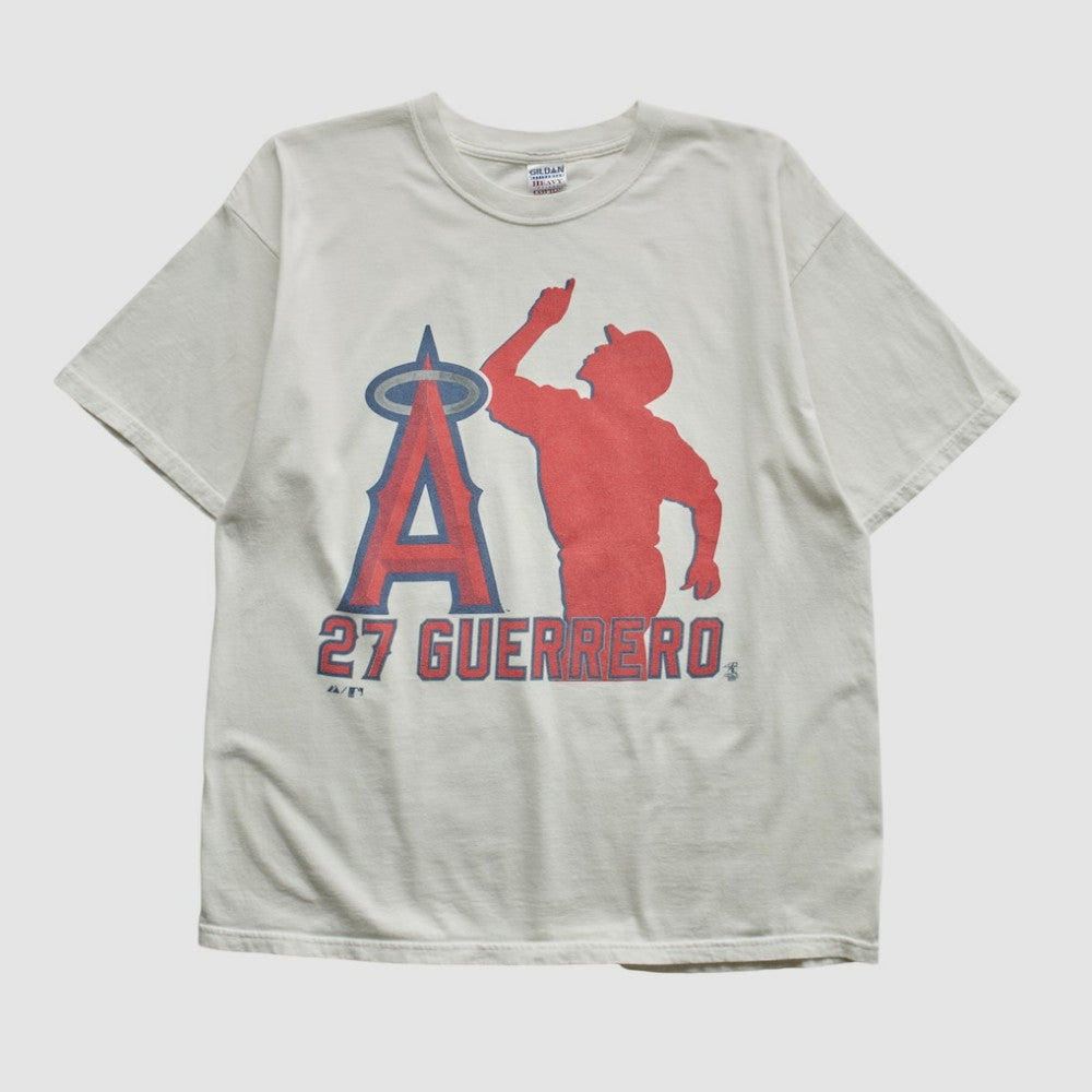 Los Angeles Angels Gildan 2000s T-shirt - White Vintage
