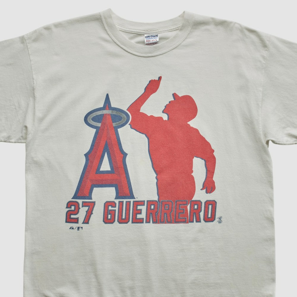 Los Angeles Angels Gildan 2000s T-shirt - White Vintage