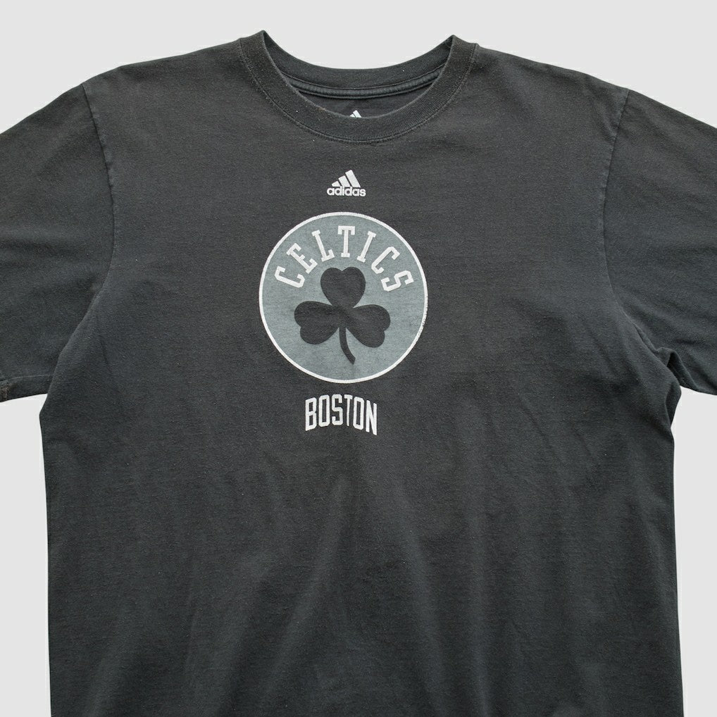 Boston Celtics 2010s T-shirt - Black Vintage | Adidas cheap