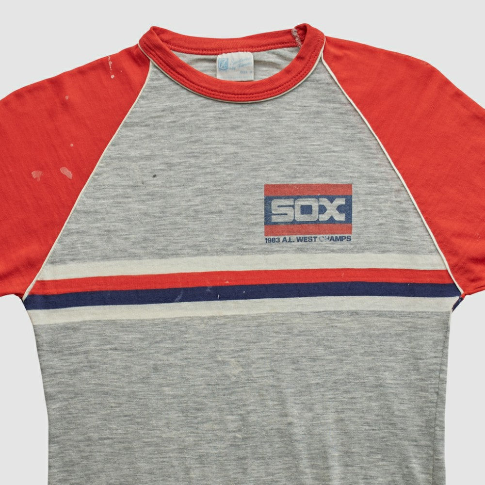 Chicago White Sox Sportswear by Famous 1983 T-shirt - Heather Gray Vintage