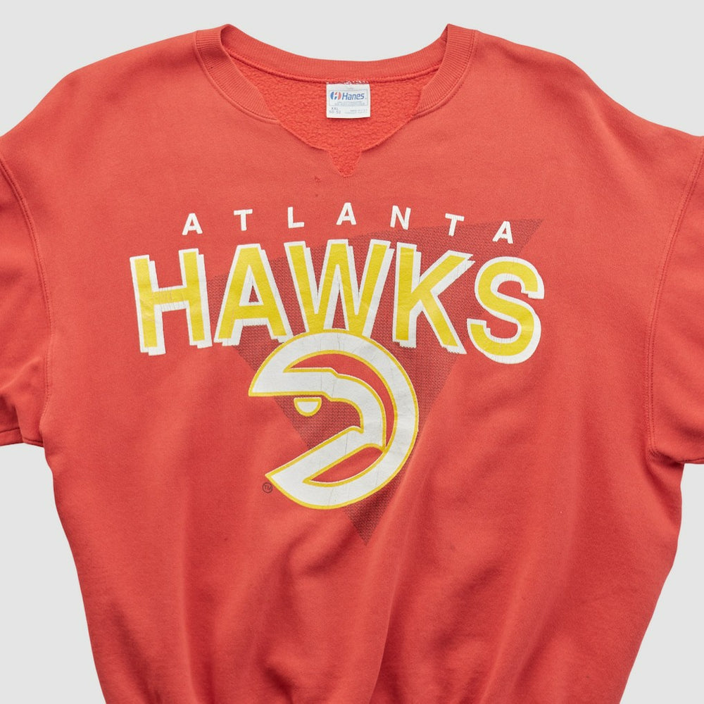 Atlanta Hawks Hanes 90s Pullover Sweatshirt - Red Vintage | Vintage discount