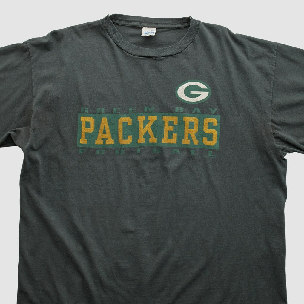 Green Bay Packers Salem Sportswear 90s T-shirt - Charcoal Vintage online