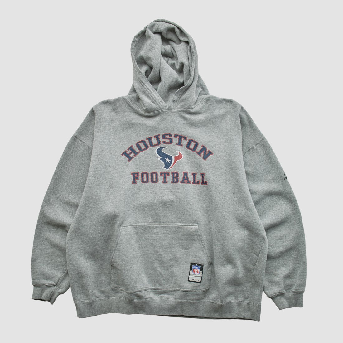 Houston Texans NFL 2000s Hooded Pullover Sweatshirt - Heather Gray Vintage cheap