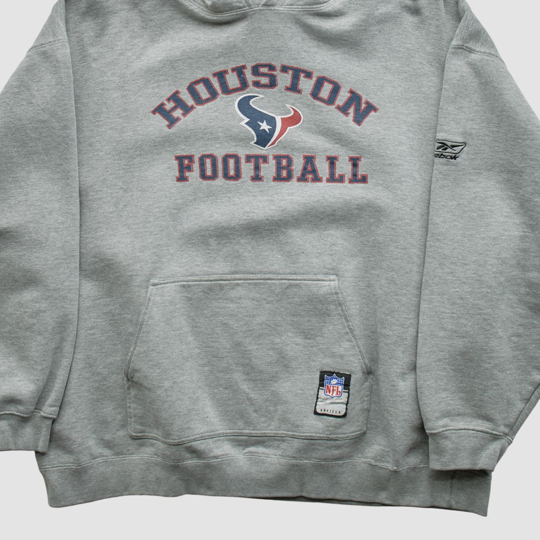 Houston Texans NFL 2000s Hooded Pullover Sweatshirt - Heather Gray Vintage cheap