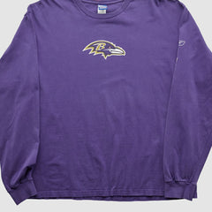 Baltimore Ravens Reebok 2000s Long Sleeve T-shirt - Purple Vintage outlet