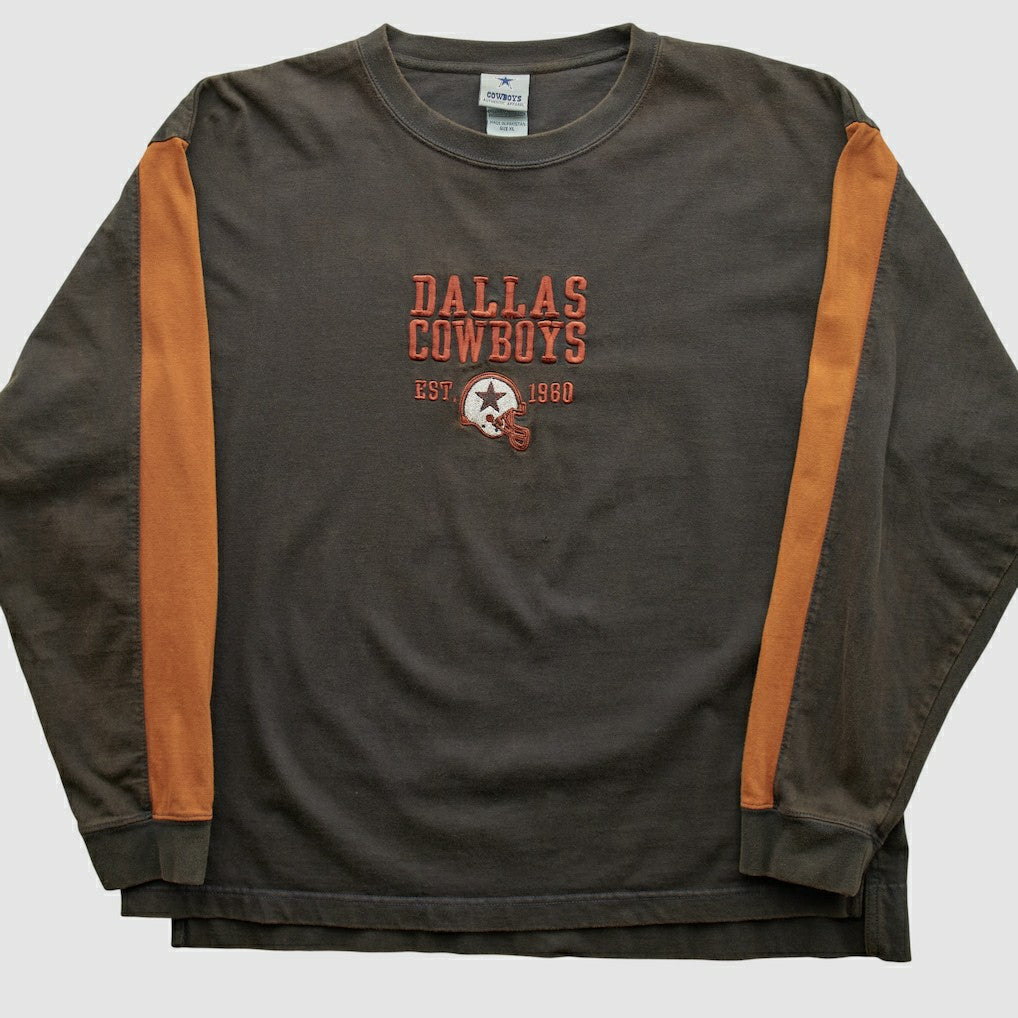 Dallas Cowboys Cowboys Authentic Apparel 2010s Long Sleeve T-shirt - Black Vintage on sale