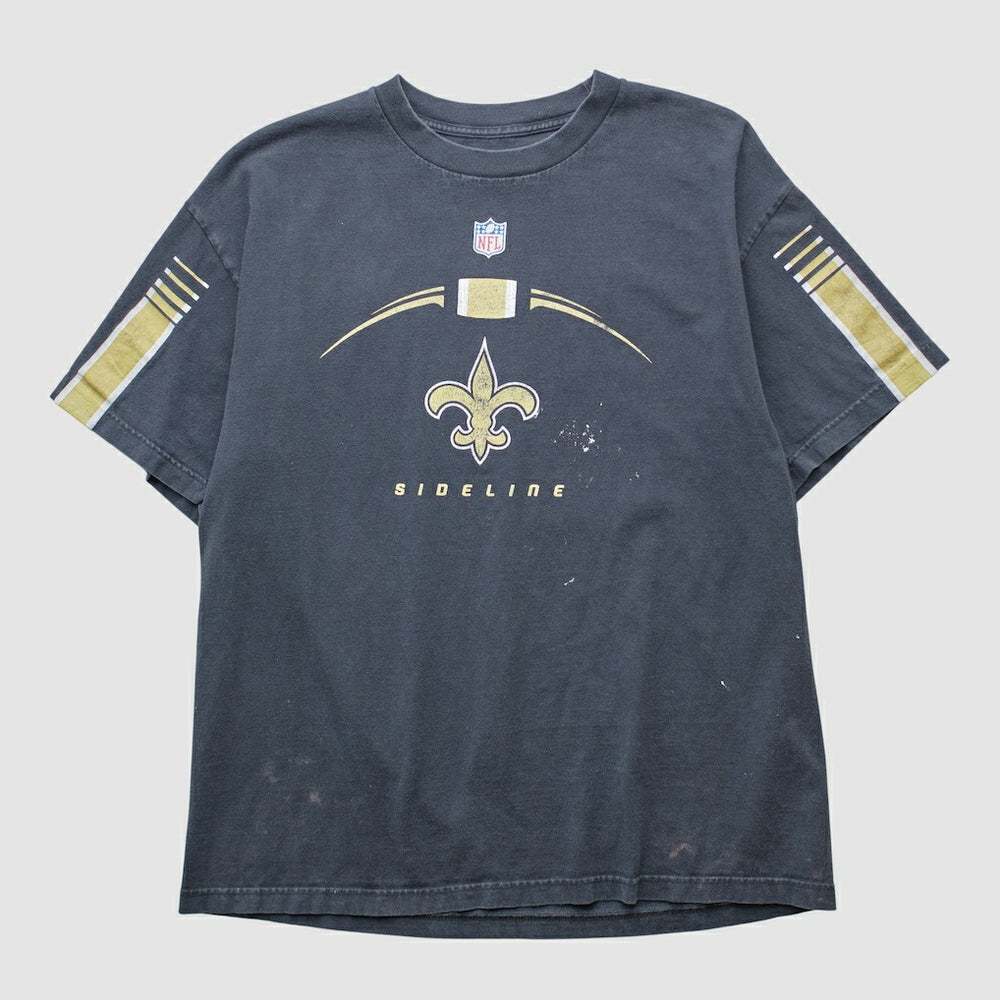 New Orleans Saints Reebok 2000s T-shirt - Black Vintage sale
