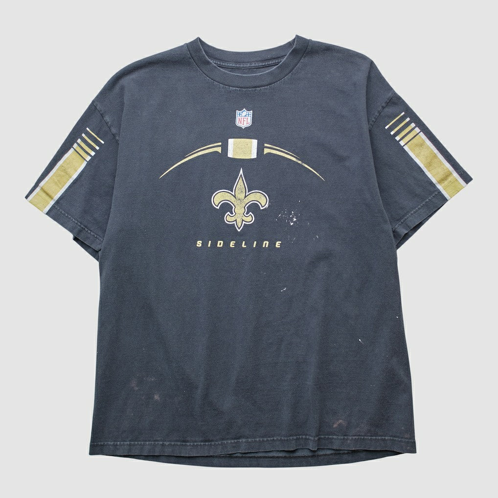 New Orleans Saints Reebok 2000s T-shirt - Black Vintage sale