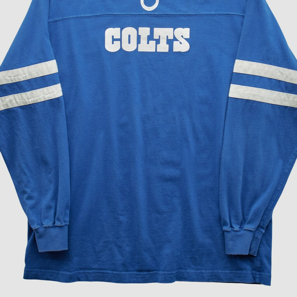 Indianapolis Colts NFL 2000s Long Sleeve T-shirt - Blue Vintage outlet